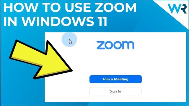How to download and use Zoom in Windows 11 