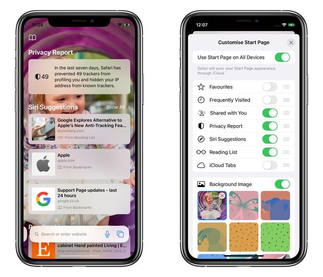 iOS 15: How to Customize Your Safari Start Page and Background