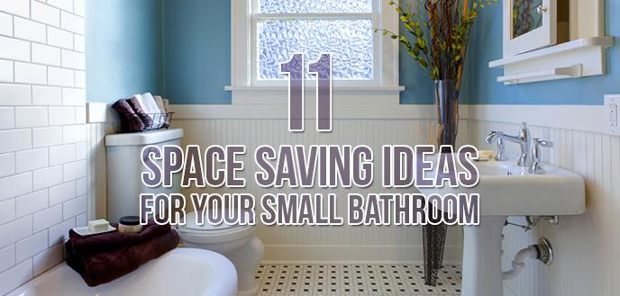 The Space-Saving Trick for Creating More Storage in a Small Bathroom