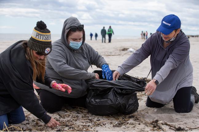 'We've got to do a better job': Clean Ocean Action beach sweepers clean the Jersey Shore