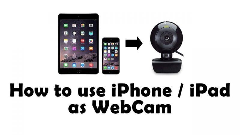 How to Use Your iPhone As a Webcam 