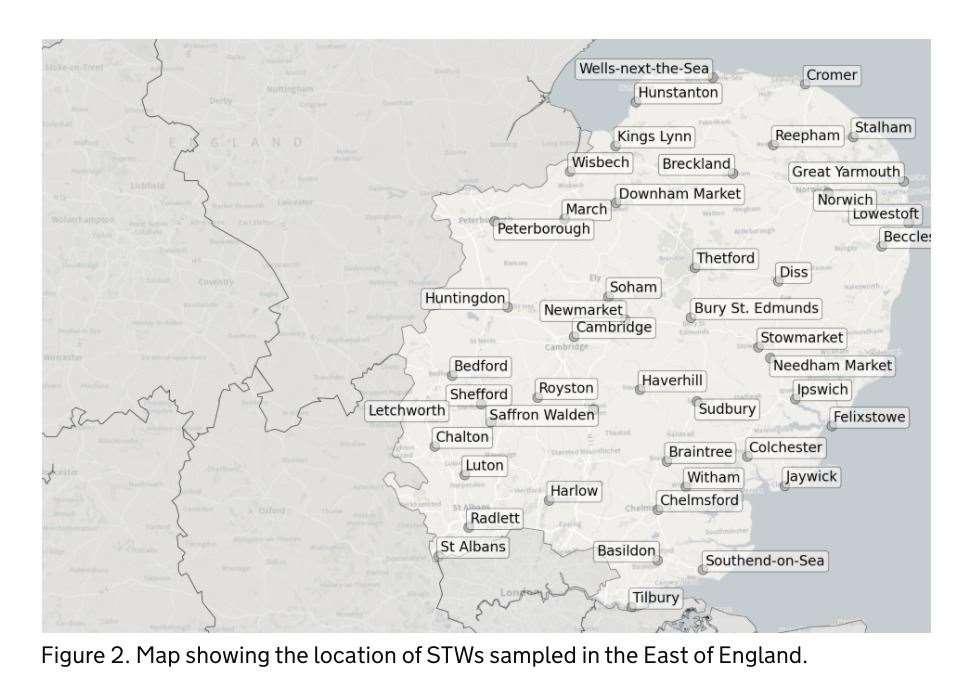 Revealed: The Norfolk sewers where traces of Omicron have been found 