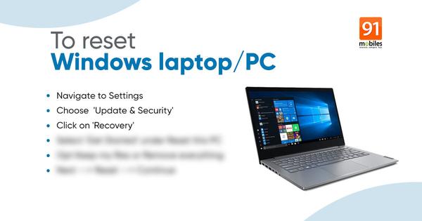 The All In One Guide To Reset Windows 10 On Your Laptop Or Desktop 
