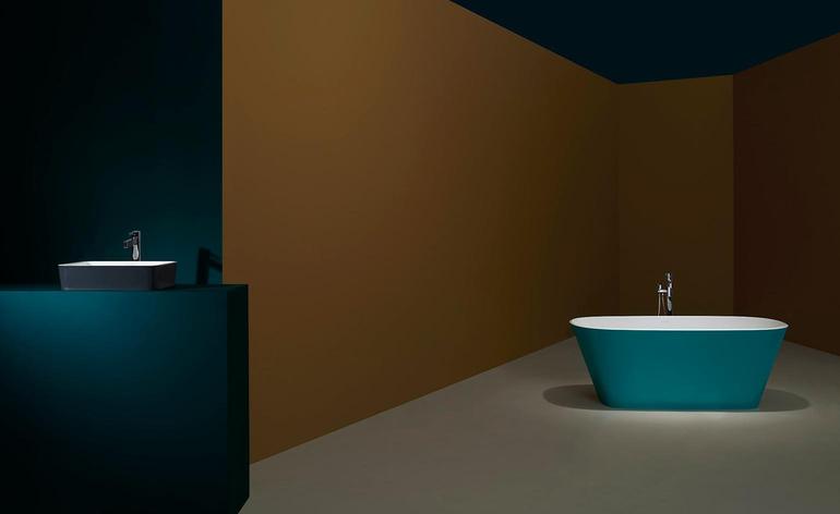 Indulgent bathrooms are bathed in colour 