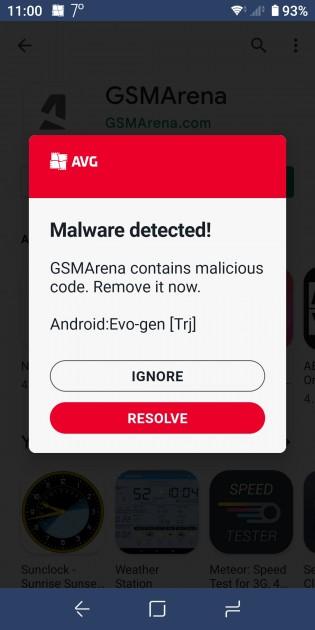 No, our Android app doesn't contain a virus - it's a false positive 