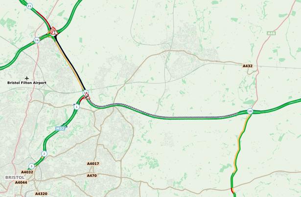 How long the M4 near Bristol will be closed after lorry crash