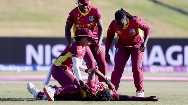 West Indies star Shamilia Connell collapses during World Cup match in 