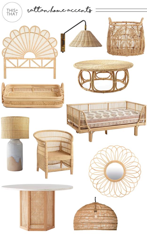 Summer All Year Round: Rattan, Cane, and Wicker Decor That Doesn’t Scream ‘Vacation Rental’ 