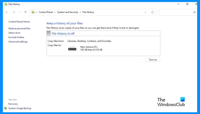 How to Use File History to Backup and Restore Files on Windows 11 