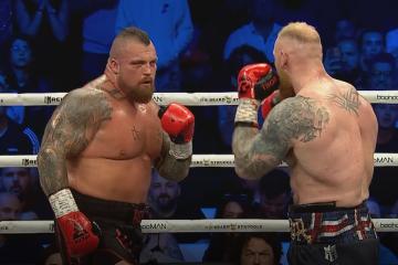Latest reaction as Thor says Hall is welcome to rematch after FLOORING Brit 