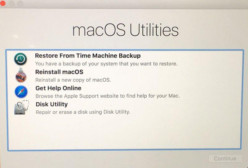 How to factory reset a MacBook Pro 
