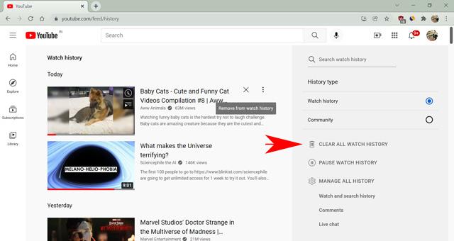 How to Delete YouTube History on Android, iOS, and Web