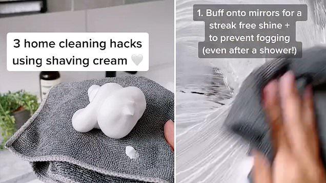 Why You Should Buff Your Bathroom Mirror With Shaving Cream 