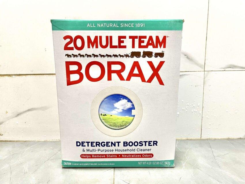 How to clean with natural borax