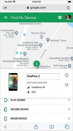 How to Track and Locate Lost Android Phone from iPhone for Free