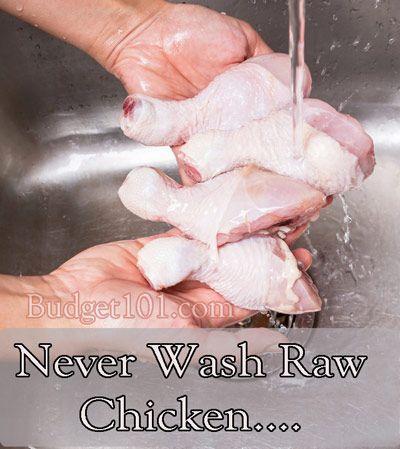 Should You Wash Raw Chicken?