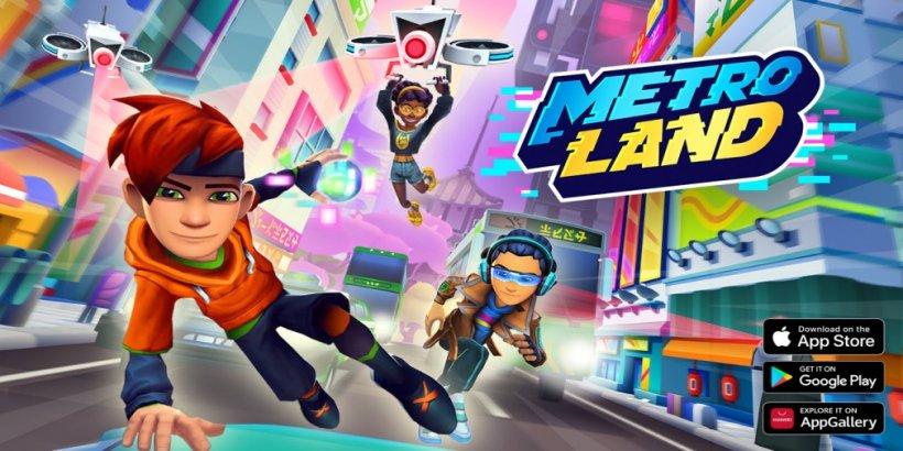 MetroLand, an endless runner from the team that created Subway Surfers, is out now for Android and iOS