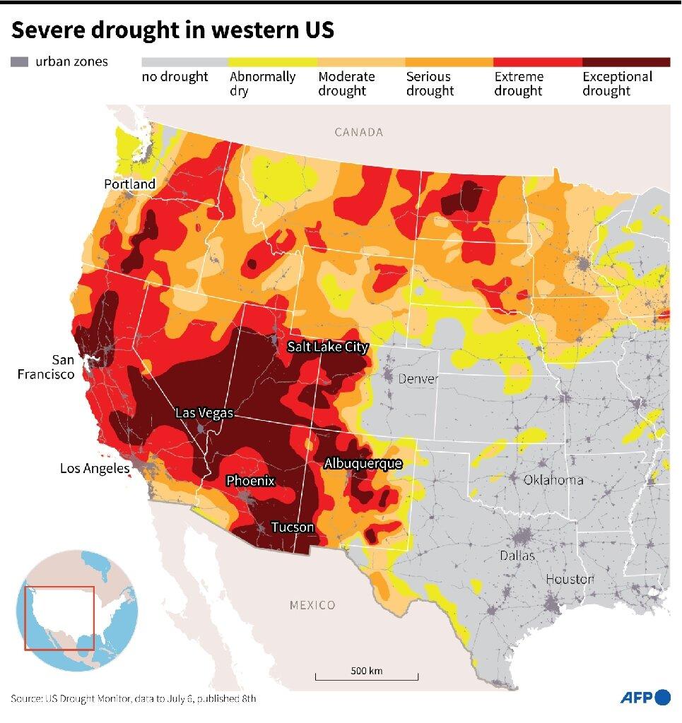West megadrought worsens to driest in at least 1,200 years 