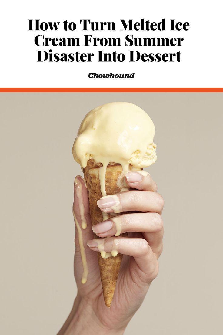 How to Turn Melted Ice Cream from Summer Disaster Into Dessert 