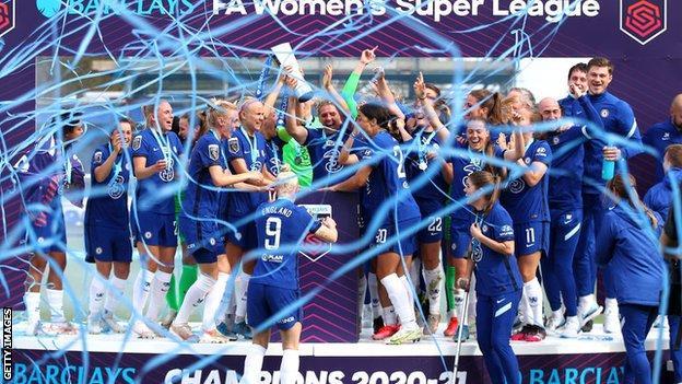 Quadruple-chasing Chelsea crowned WSL champions, Bristol City relegated to Championship 