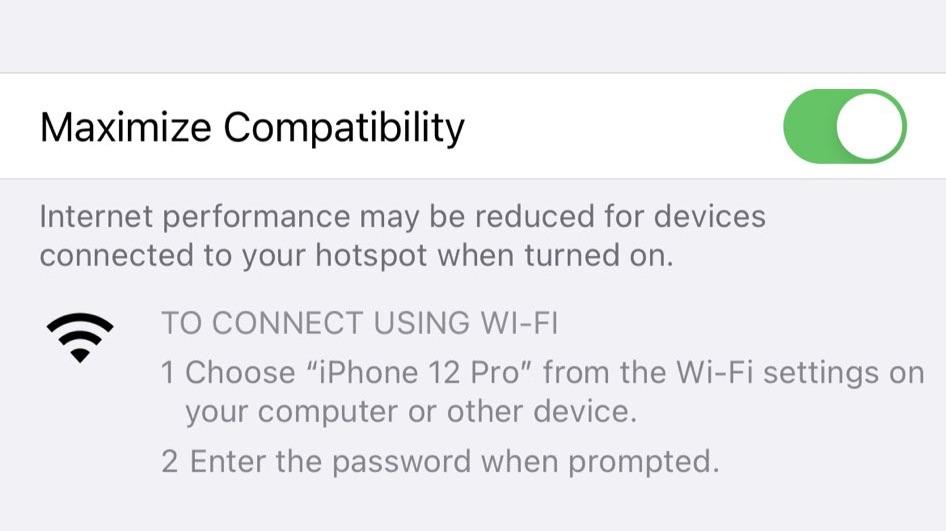 iPhone 12 Lineup Enables Personal Hotspot Over Faster 5GHz Wi-Fi