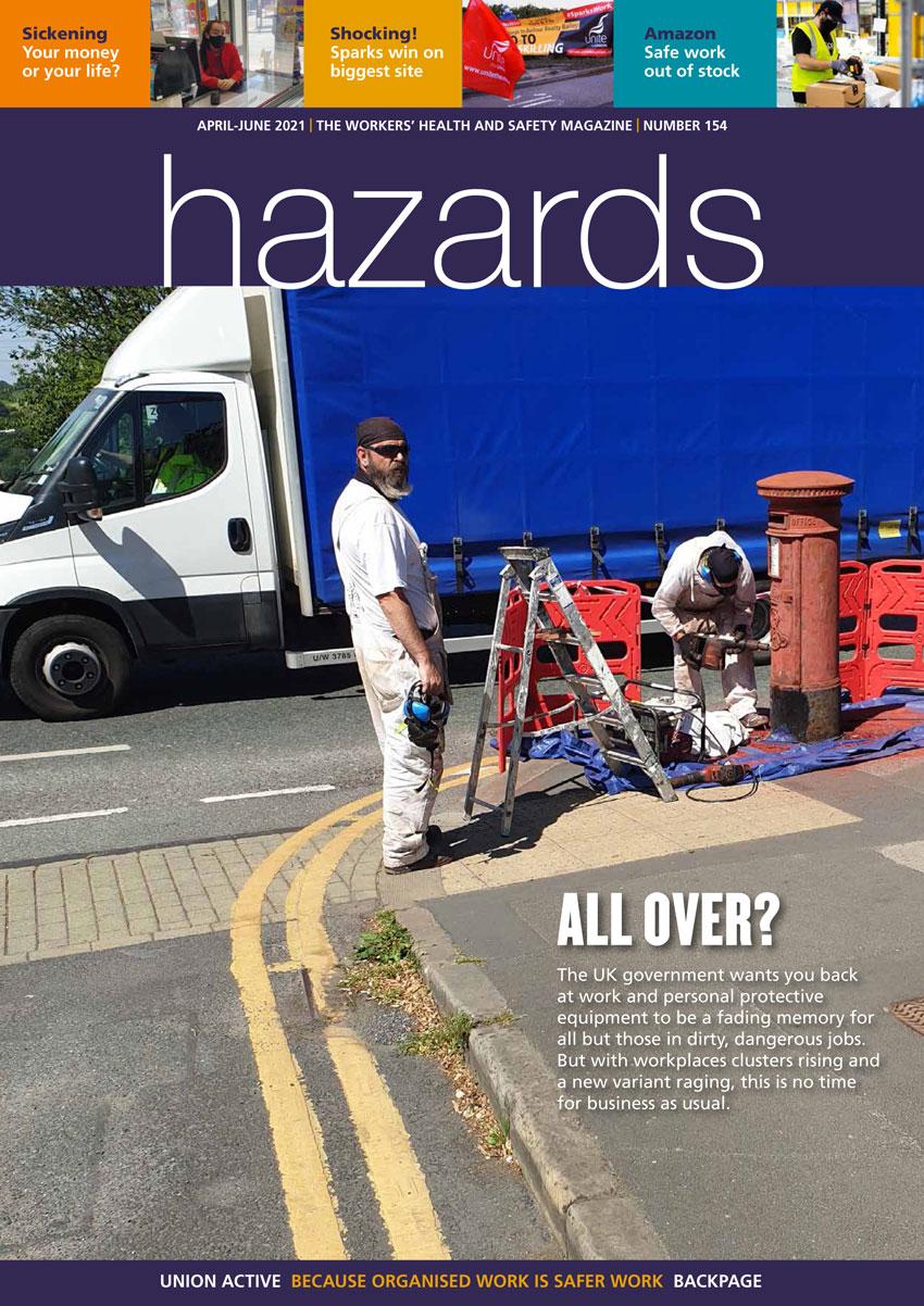 Hazards news - health and safety news from Hazards Magazine 