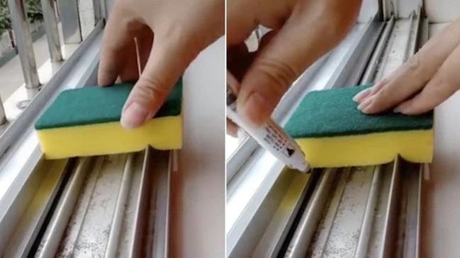 Clean window and sliding door tracks with this 2-minute hack