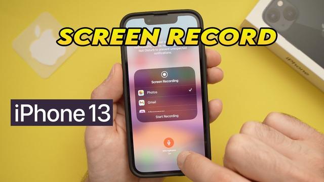 How to record your screen on iPhone 13 and 13 Pro 