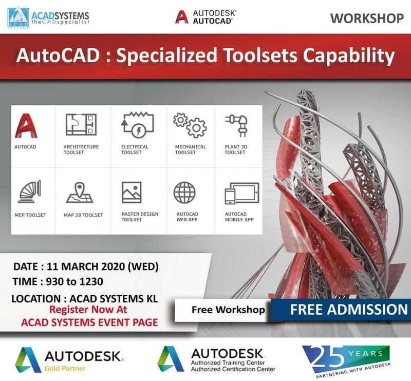 Increase Productivity with AutoCAD’s New Specialized Toolsets 
