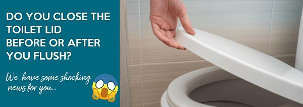 Why you should consider closing the toilet lid before flushing 