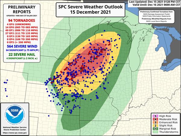 Search location by ZIP code Severe storms, risk of large hail Wednesday after night of tornado warnings 