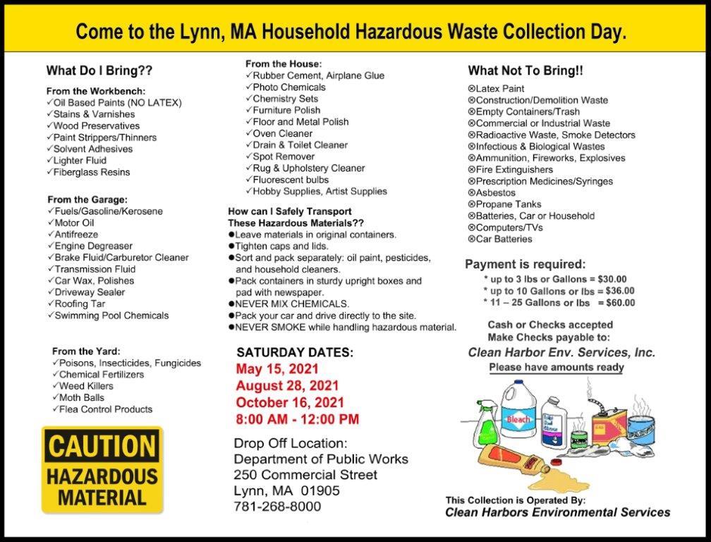 The Eagle-Tribune | Newspaper Ads | Classifieds | Services | Residential Household Hazardous Waste Disposal Day