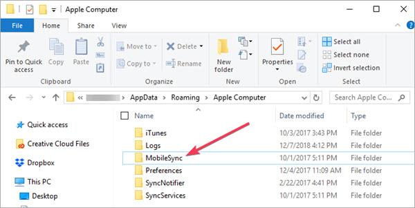 How to Change the iTunes Backup Location in Windows 10 