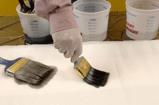 How to clean paint brushes – remove even dried on oil or water-based paints from brushes and rollers 