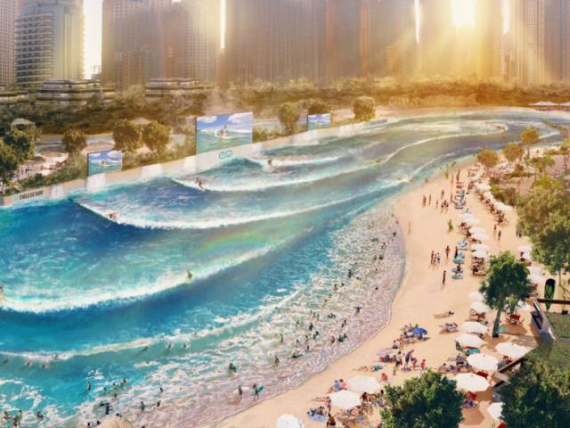 Endless Surf powered wave in Munich, Germany Pool to be built 