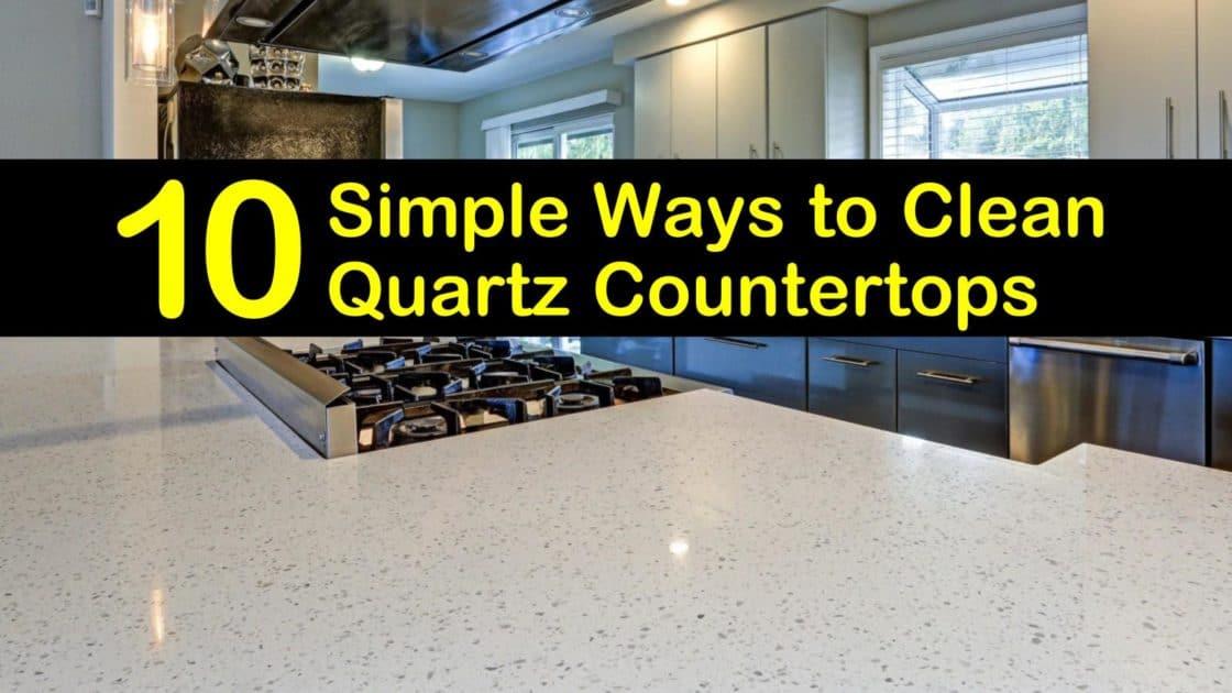 How to clean quartz countertops without damaging them 