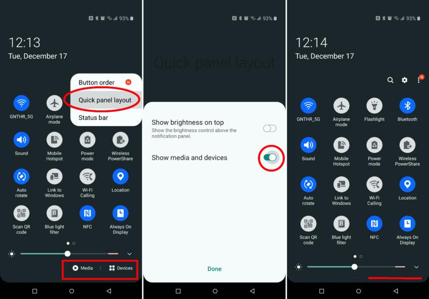 How To: Remove the 'Media' & 'Devices' Buttons from the Notification Shade on Your Galaxy 