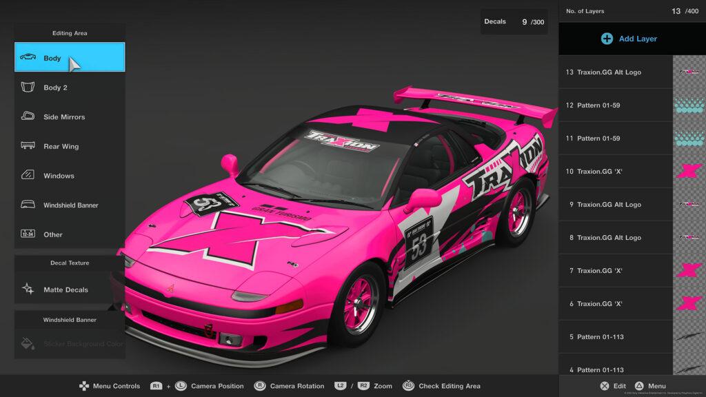 How to import and utilize custom decals into Gran Turismo 7 