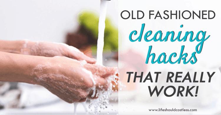 13 old-fashioned cleaning hacks 
