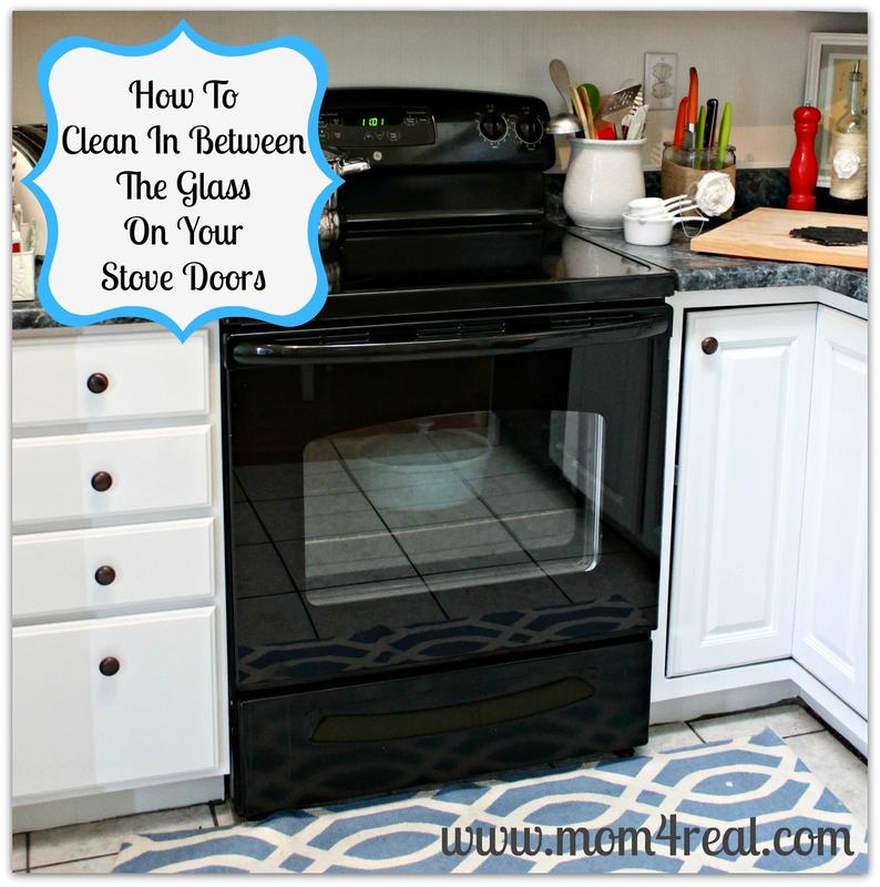 If you've wondered how you'll ever get those brown stains off your glass oven door - try this