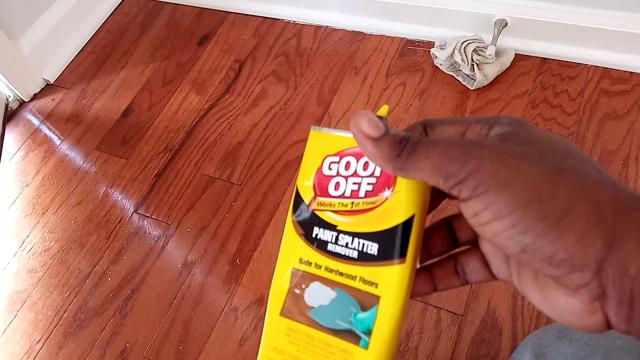 How to get paint off a hardwood floor