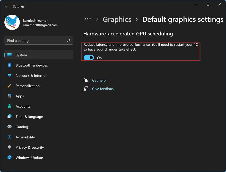 How to Enable Hardware-Accelerated GPU Scheduling in Windows 11
