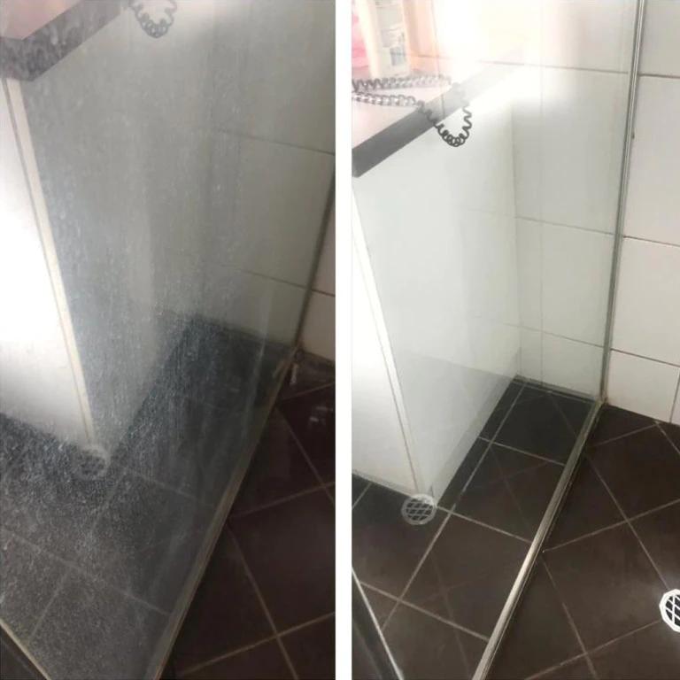 Bunnings shopper’s amazing shower screen hack using  miracle buy 