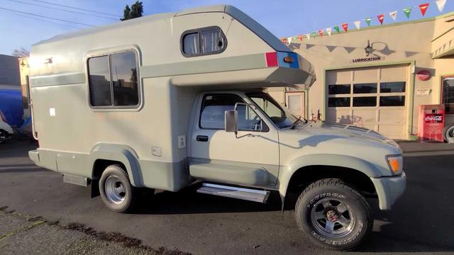 1993 Toyota Hilux Motorhome Is Ready For Rugged Camping Trips