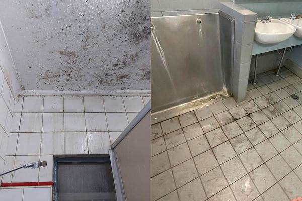 Shock pics: Truckies forced to shower in servo squalor