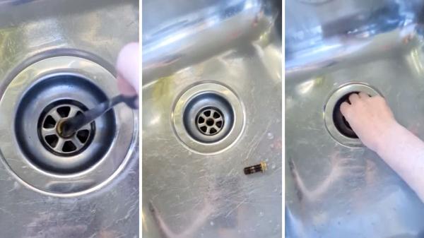 Woman transforms disgusting and unusable sink with bargain cleaning product