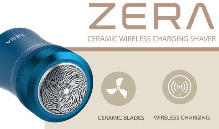 Mini ceramic blade shaver Qi wireless charging, IPX7 waterproof and more