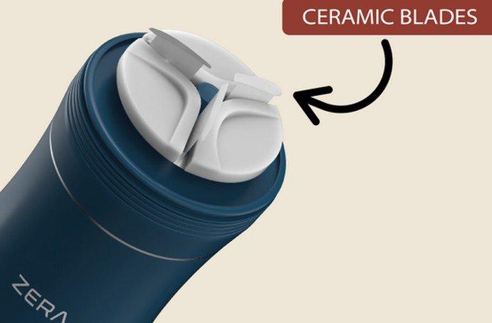 Mini ceramic blade shaver Qi wireless charging, IPX7 waterproof and more 
