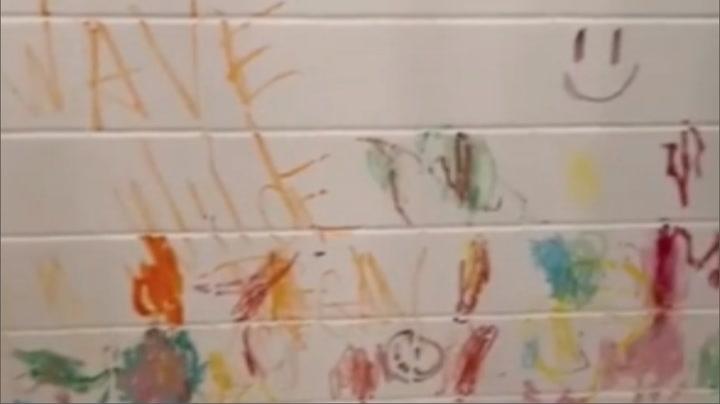 'I bought washable crayons for my son to use in the bath - it won't come off'