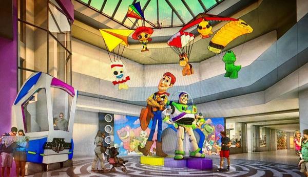 CONCEPT ART: Toy Story Hotel Planned to Replace Disney’s Paradise Pier Hotel at Disneyland Resort
